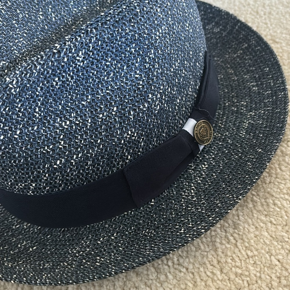 Bruno Capelo PIEDMONT COLLECTION
STRAW TWEED FEDORA HAT size M - Picture 9 of 9